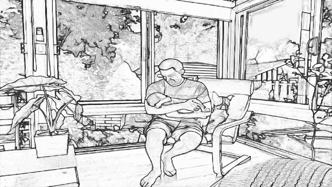 colouring sheet family