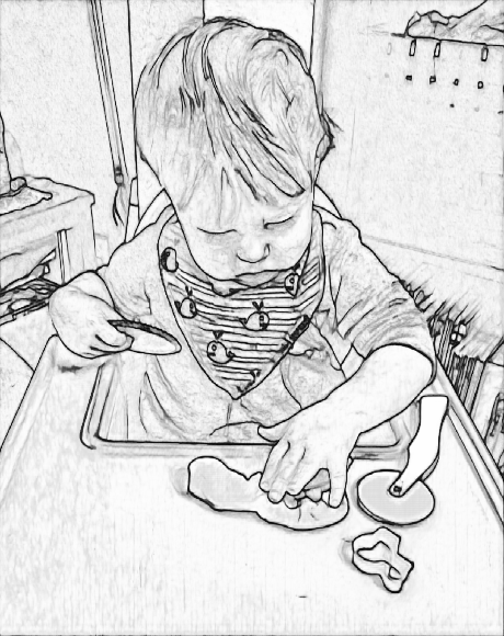 convert special family moments into colouring books
