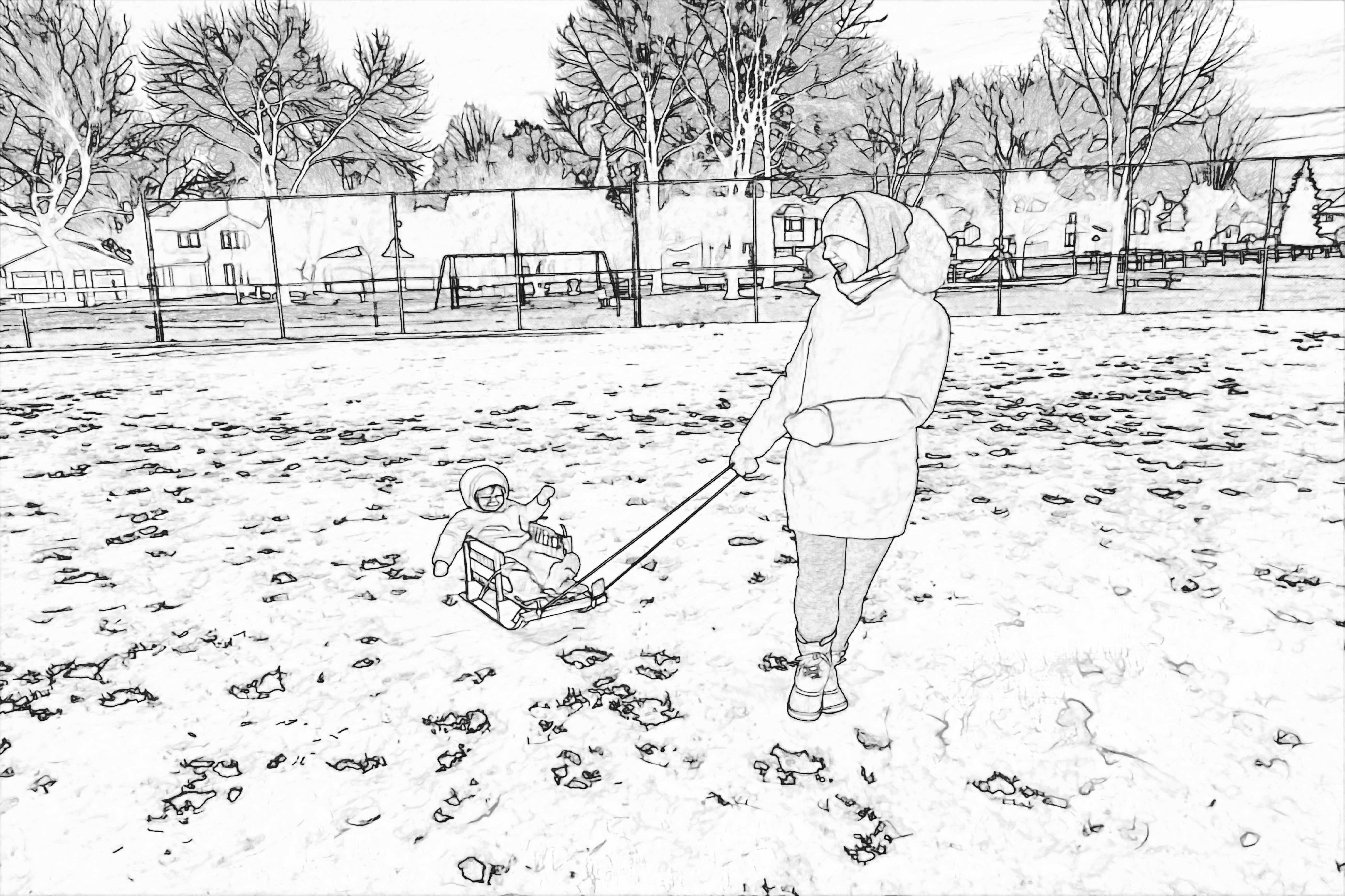 colouring sheet family