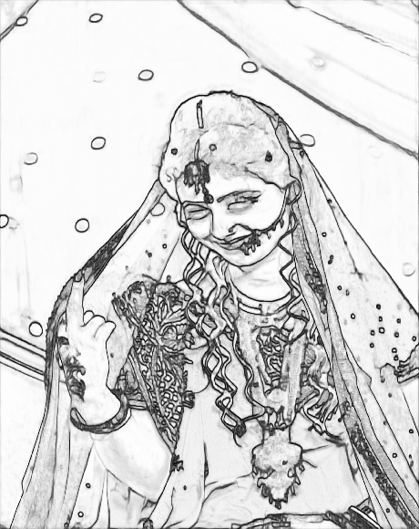 wedding gift adult coloring sheet